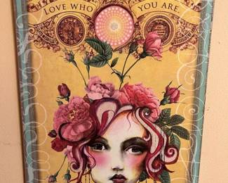 29 Papayaart Love Who You Are Art Print