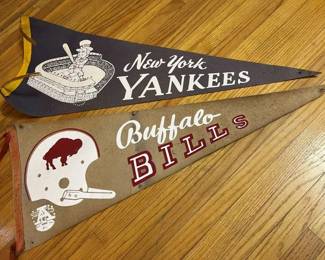 29 Vintage Felt Pennants