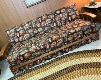 29 Eisen Bros. Vintage Maple Sofa Bed