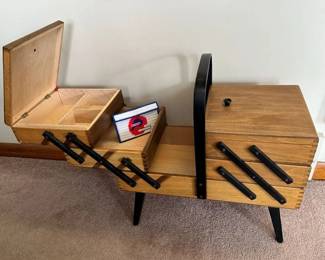 29 MCM Cantilevered Sewing Caddy