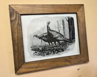 29 Jack Paluh Turkey Signed Lithograph