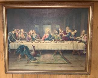 29 Turner The Last Supper Vintage Print