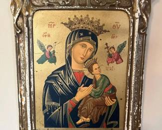29 Our Lady Of Perpetual Help Ceramic Plaque