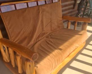 CUSTOM-MADE CEDAR COUCHES.