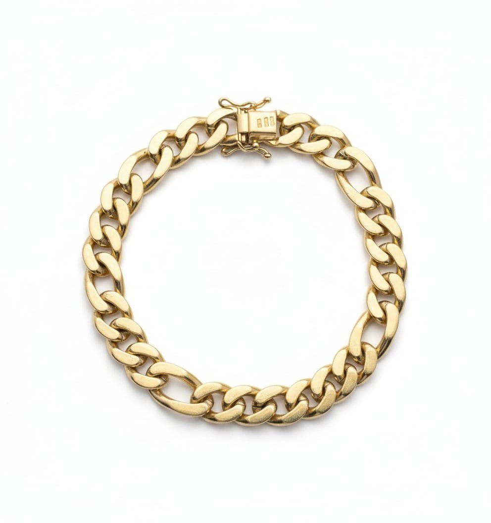 14k Gold Curb Link Bracelet
