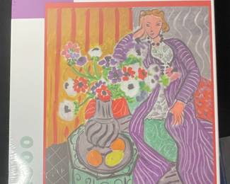 Henri Matisse "Purple Robe and Anemones" Art Piece Puzzle