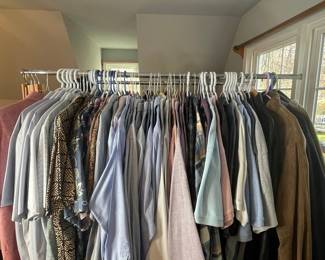 Men's Casual Button-Down Shirts and Jackets