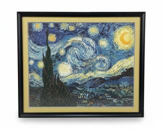 Framed Print of Van Gogh's Starry Night