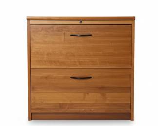Two-Drawer Wooden Lateral Filing Cabinet