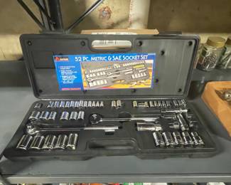 Alltrade 52 Pc. Metric & SAE Socket Set