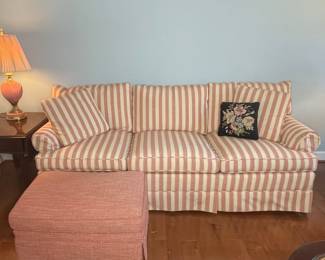 Spicer's Upholstery Shop Sofa and Ottoman