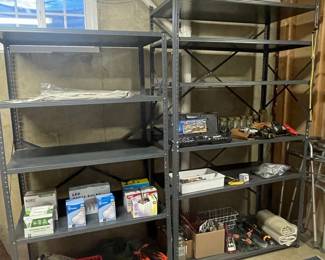 Heavy-Duty Steel Shelving Unit