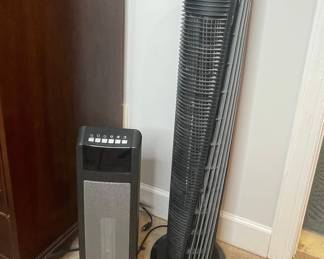 Vornado Tower Fan & Hunter Ceramic Heater