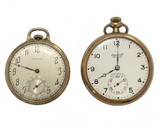 Waltham and Ingersoll Pocket Watches