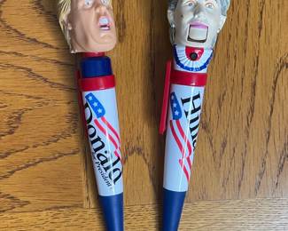 Donald Trump and Hillary Clinton Talking/Boxing Pens