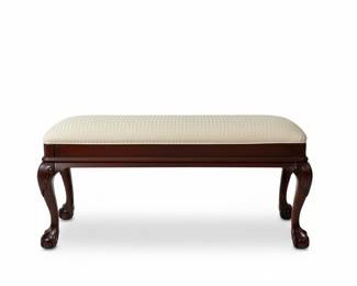 Pennsylvania House Chippendale Style Bench with Carved Legs