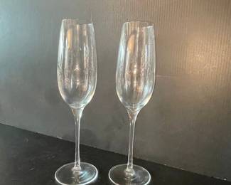 Tiffany & Co. Crystal Flute Glasses