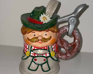 Bavarian Man Decorative Beer Stein