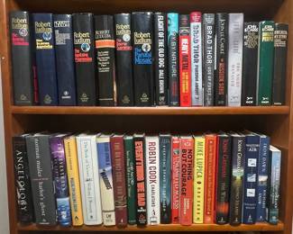 Collection of Hardcover Thriller and Fiction Books