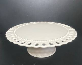 I. Godinger  Co. Ceramic Cake Stand
