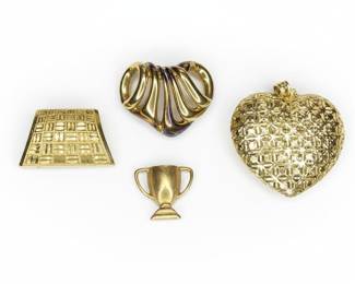 14k Gold Pendants & Slides