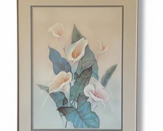 L. Chang Floral Watercolor Print
