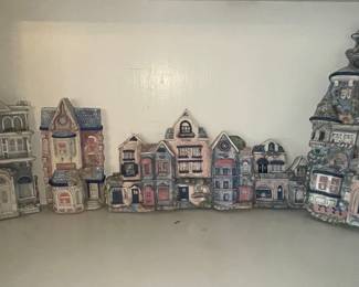 Stone Wall Sculptures ARTSCPAES Miniature Buildings