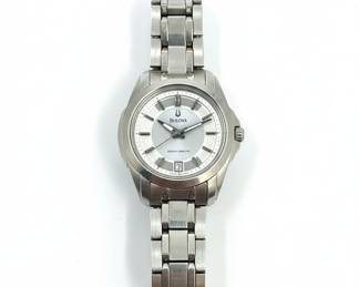 Bulova Precisionist Stainless Steel Men's Watch with Date