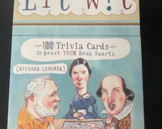 Lit W!t 100 Trivia Cards to Boost Your Book Smarts by Richard Lederer