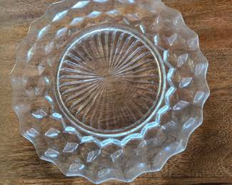 Fostoria American Clear Glass Serving Dishes