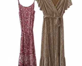 Floral Print Maxi Dresses