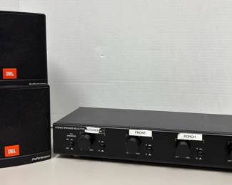 JBL Pro Performers Speakers2, Sima SSWL4EX Speaker Selector