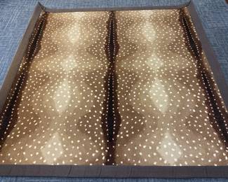 Antelope Print Rug and Pad