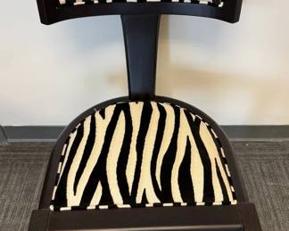 Zebra Print Accent Chair