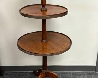 Wood 3 Tier Dumbwaiter