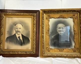 08 Antique Framed Portraits