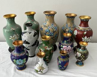 Cloisonne Vases