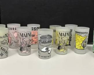 Vintage State Glasses