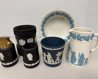 Wedgwood Blue, Black and White