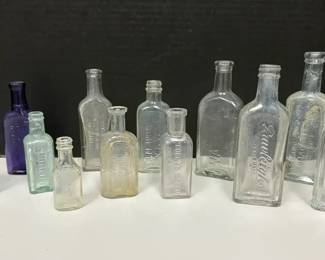 Assorted Vintage Bottles