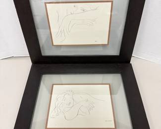 Matisse Prints in Floating Frames