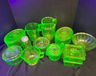 Uranium Glass Kitchenware