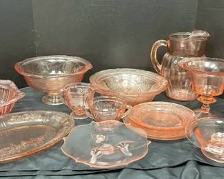 Pink Depression Glass