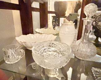 Pressed and Cut Glass