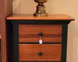 Pair Riverside side tables-25x17x25