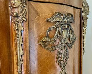 19th Century French Louis XV Style Vitrine Display Cabinet