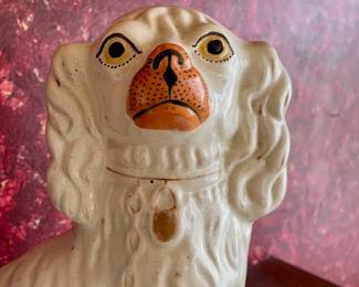 19th Century Staffordshire Spaniel Dogs