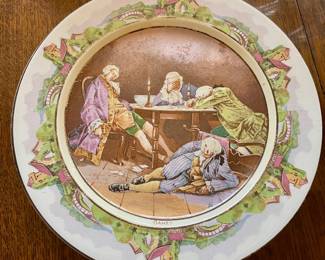 Circa 1900 Bridgwood & Son "GAME!" Dinner Plate