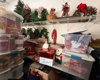 Christamas Trees, Wreaths, Lights, Garland, Ornaments, Linens, and more!