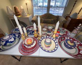 Vietri Sul Mare (Amalfi Coast) Handpainted Pottery - Campagna by Solimene